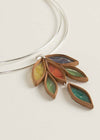 Painted Leaves Necklace