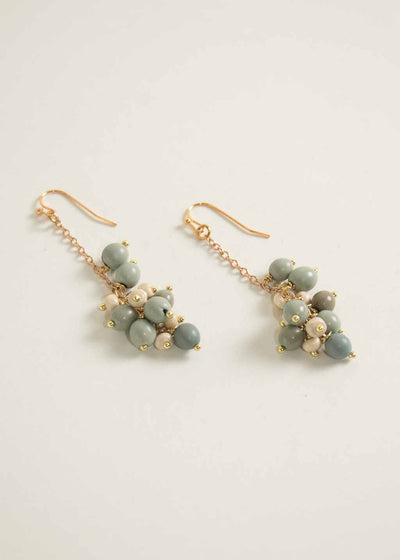 Achira Drop Earrings in Ether