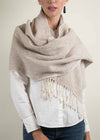 Cloud Layer Shawl in Nutmeg Brown