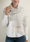 Cloud Layer Shawl in Pewter Grey