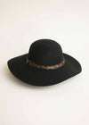 Jessica Plume Hat in Black