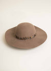 Jessica Plume Hat in Khaki