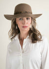 Jessica Plume Hat in Khaki