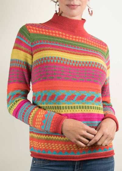 Joyful Stripes Sweater