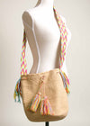 Large Wayuu Mochila Bag - Single Thread