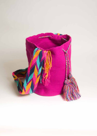 Large Wayuu Mochila Bag - Single Thread