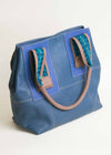 Valentina Bag in Blue with Blue-Green Faja