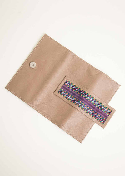 Arcelia Wallet with Purple Faja