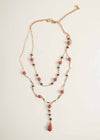 Lexi Necklace in Apricot