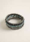 Milano Wrap Bracelet in Cool Gray