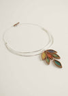 Painted Leaves Necklace