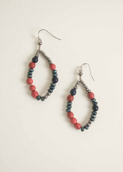 Paris Earrings in Apricot