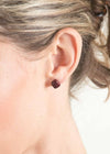 Pepito Earrings in Burgundy