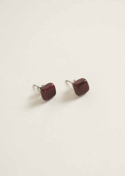 Pepito Earrings in Burgundy