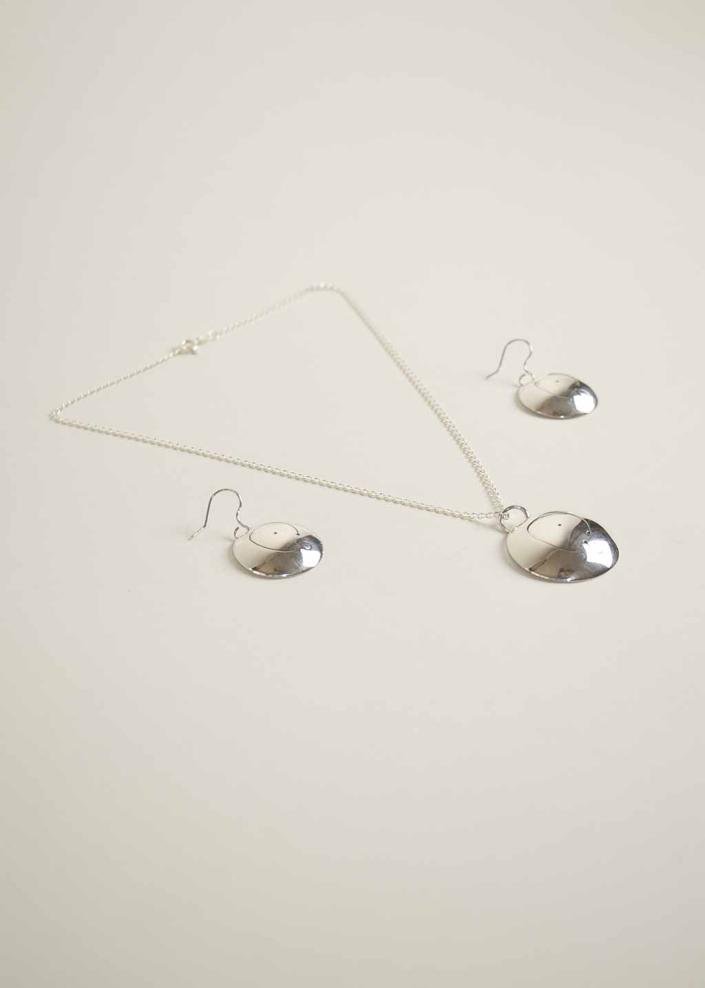 Philosopher Circular Set in Silver