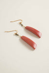 Taza Earrings in Apricot