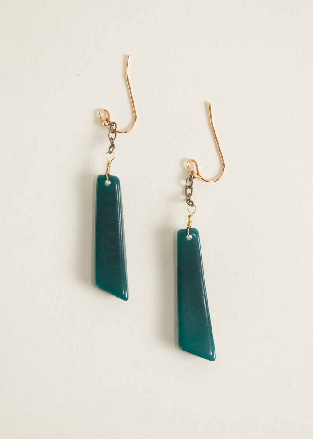 Taza Earrings in Midnight