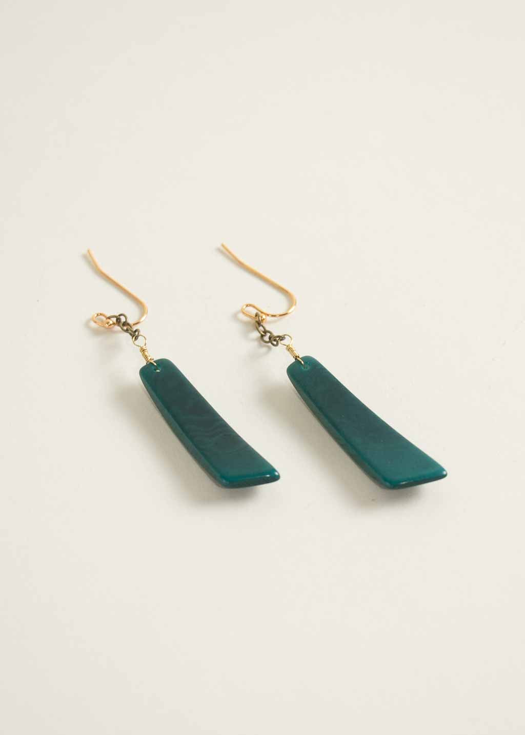 Taza Earrings in Midnight